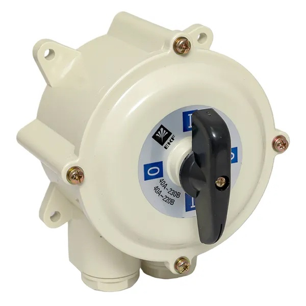 Пакетный выключатель EKF PROxima ПВ 3-40 М1 3П 40А пластиковый корпус IP56