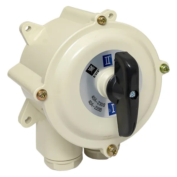 Пакетный переключатель EKF PROxima ПП 2-40/Н2 М2 2П 40А пластиковый корпус IP56