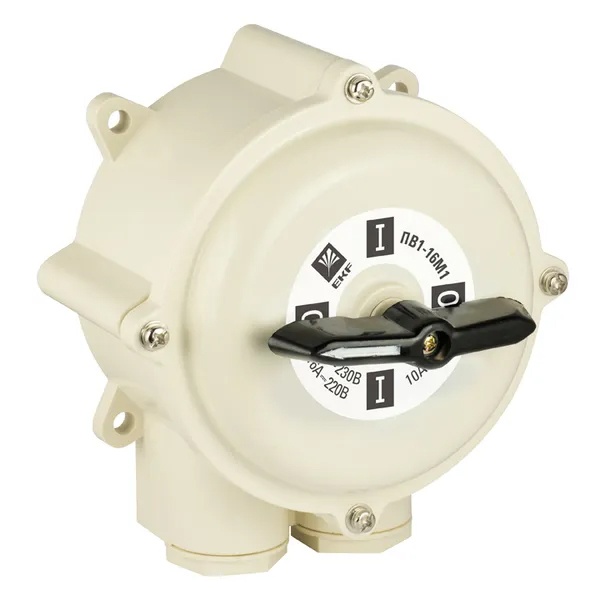 Пакетный переключатель EKF PROxima ПП 3-100/Н2 М2 3П 100А пластиковый корпус IP56