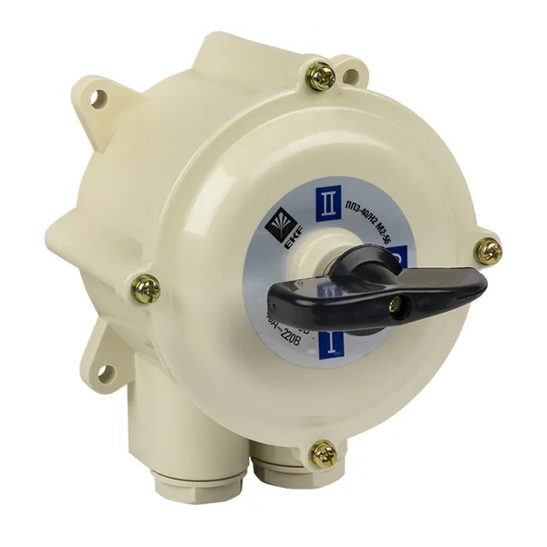 Пакетный переключатель EKF PROxima ПП 3-40/Н2 М2 3П 40А пластиковый корпус IP56