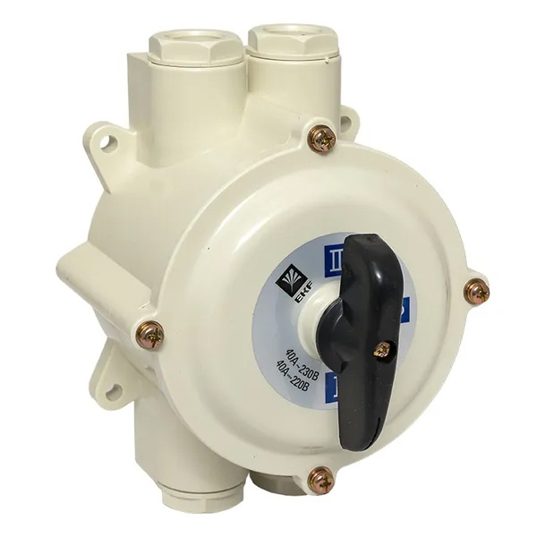 Пакетный переключатель EKF PROxima ПП 4-40/Н2 М2 4П 40А пластиковый корпус IP56