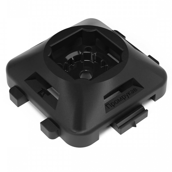 Площадка под стяжку Промрукав усиленная для прямого монтажа в гофроящике черная [упаковка 850шт]