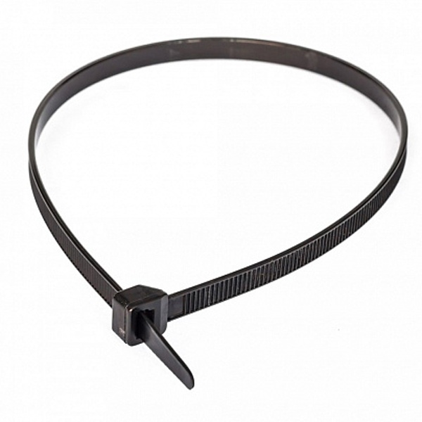Хомут-стяжка Промрукав кабельная нейлоновая 3,6х250 мм черная (100шт/уп)