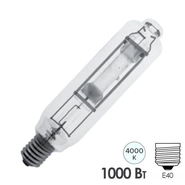 Лампа металлогалогенная Foton HS-I T 1000W 4000K E40 8.9A 85000Lm d76x335mm (ДРИ) (МГЛ)