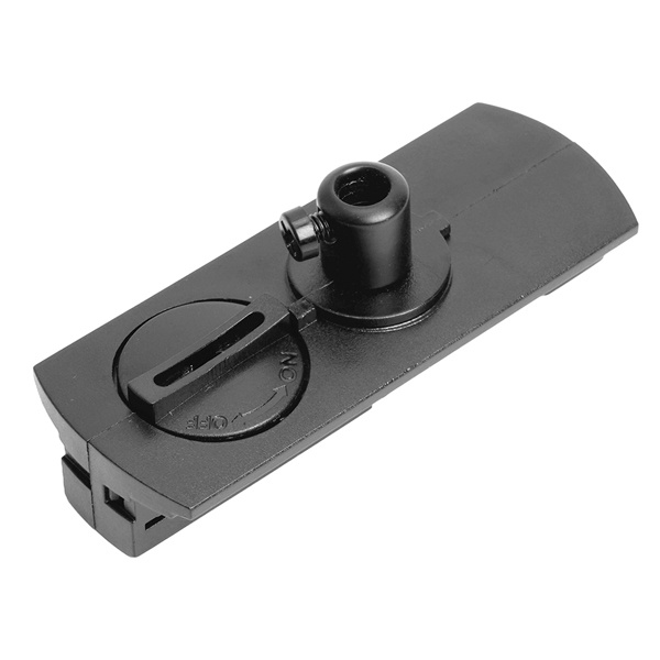 Коннектор Feron LD1015 черный для подключения однофазного светильника