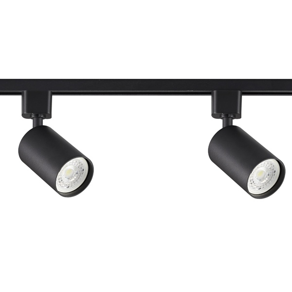 Трековая система Ledvance комплект черный (шинопровод 1м/3 светильника/3 лампы GU10 Osram)