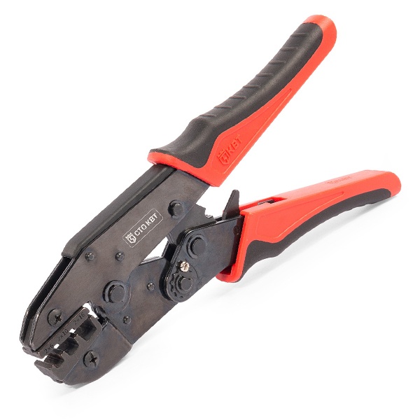 Пресс-клещи КВТ СТО-16 Профи кримпер с матрицей для опрессовки наконечников НШВИ2 2х6-2х16 мм2