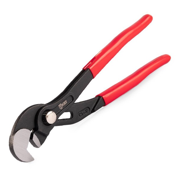 Ключ переставной КВТ гаечный до 32 мм ручки 250 мм Практик с кнопочной самофиксацией «Попугай»