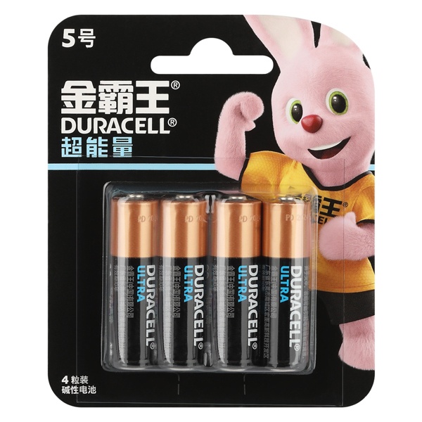 Батарейка Duracell AA LR6 Ultra power MX1500 1,5V алкалиновая (упаковка 4шт) (CN) 05000394206939