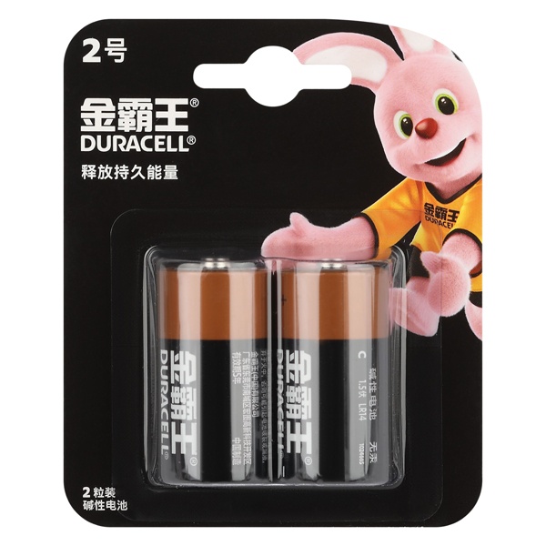 Батарейка Duracell C Basic LR14 MN1400 1,5V алкалиновая (упаковка 2шт) (CN) 05000394206694