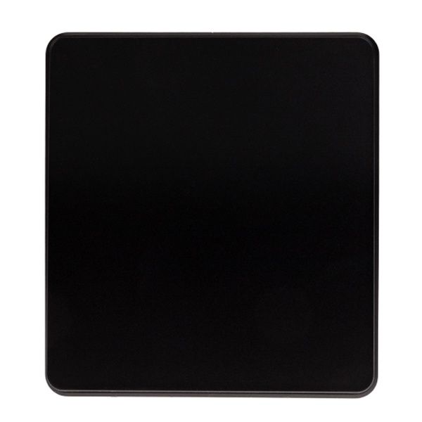 Выключатель одноклавишный Kranz Miele Round 10А с рамкой оникс