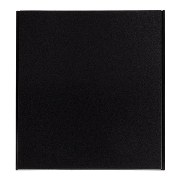 Переключатель одноклавишный Kranz Miele Strong 10А с рамкой антрацит