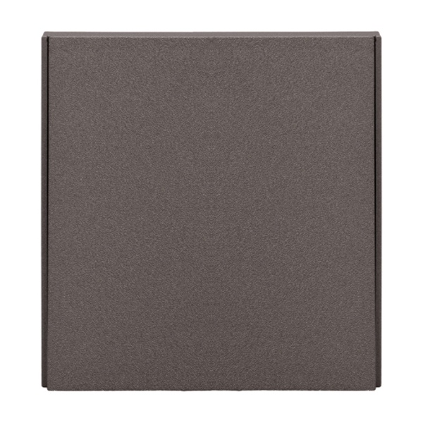 Переключатель одноклавишный Kranz Miele Strong 10А с рамкой графит