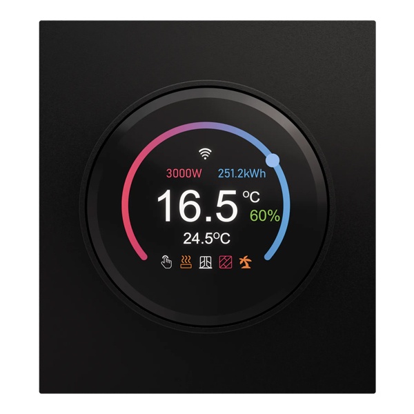 Терморегулятор Kranz Miele Strong Wi-Fi с рамкой антрацит