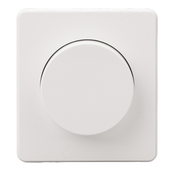 Светорегулятор (диммер) Kranz Miele Round для ламп накаливания 5-300Вт с рамкой перламутр