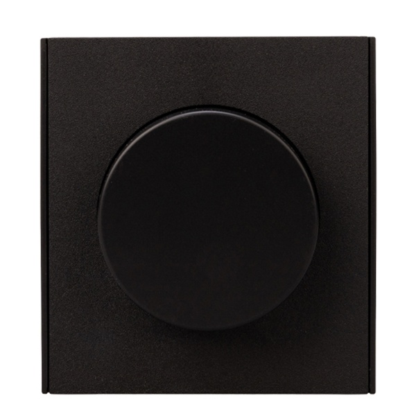 Светорегулятор (диммер) Kranz Miele Strong для ламп накаливания 5-300Вт с рамкой антрацит