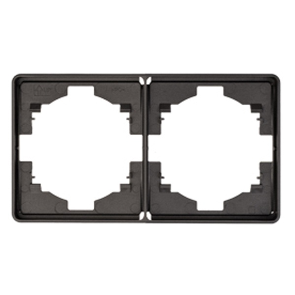 Рамка Kranz Miele Round 2 поста титан