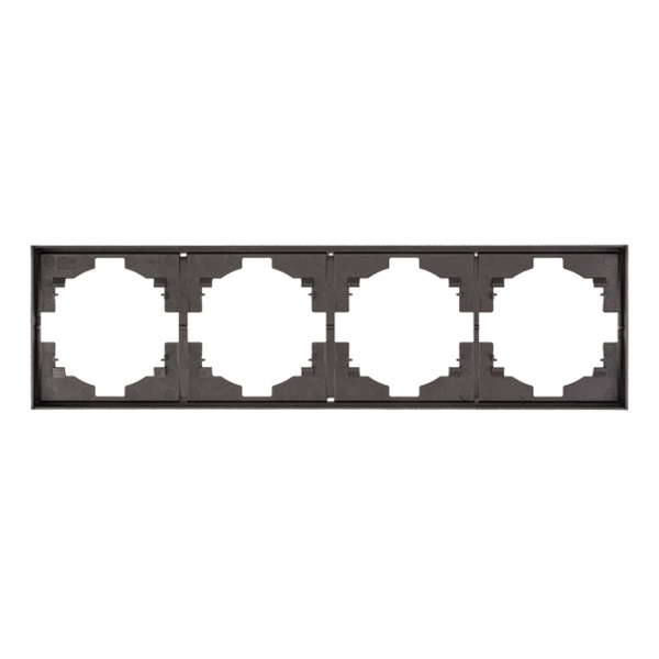 Рамка Kranz Miele Strong 4 поста графит