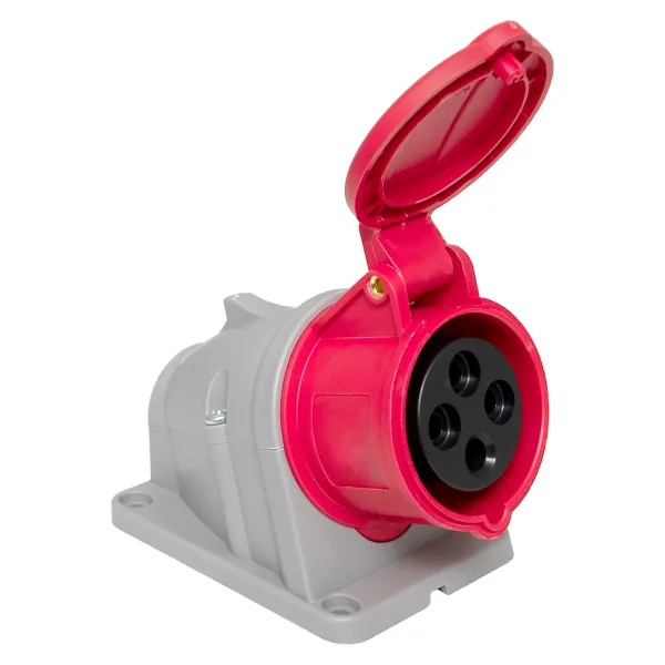 Розетка стационарная наружная EKF PROxima 114 3Р+РЕ 16А 380В IP44