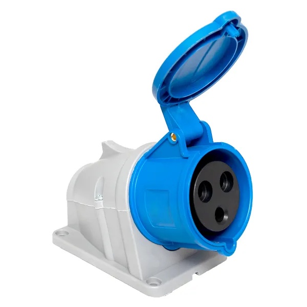 Розетка стационарная наружная EKF PROxima 123 2Р+РЕ 32А 220В IP44