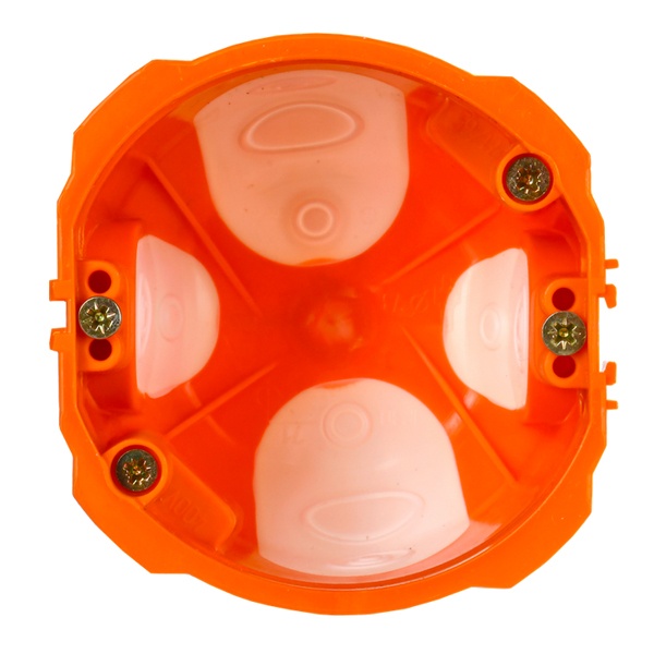 Коробка установочная ИЭК для полых стен d 73 глубина 65 мм со стыковочным узлом IP30