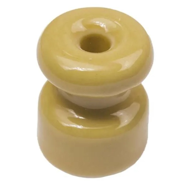 Изолятор Bironi Ришелье керамика песочное золото [упак. 50шт]