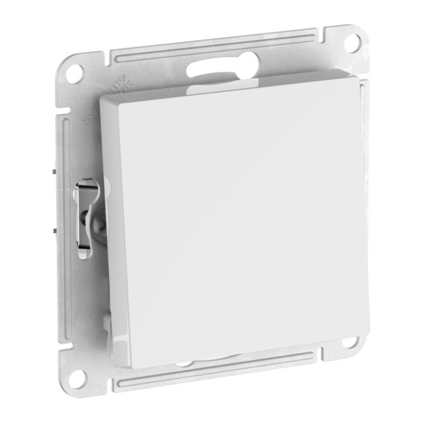 Одноклавишный выключатель SE AtlasDesign 10A механизм быстрозажимные клеммы, белый [уп 20 шт]