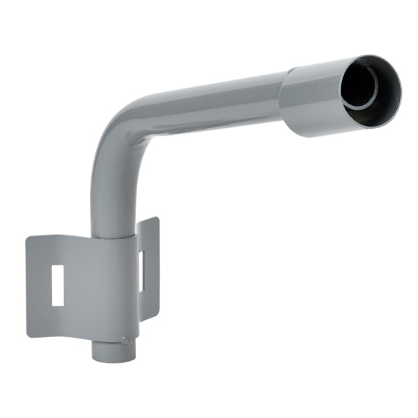 Кронштейн ИЭК КР-1 D48 L350 для консольных светильников, под монтажную ленту, 1 хомут, серый