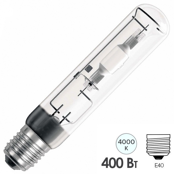 Лампа металлогалогенная газоразрядная Osram HQI-T 400W N 4000K E40 POWERSTAR (ДРИ) (МГЛ)
