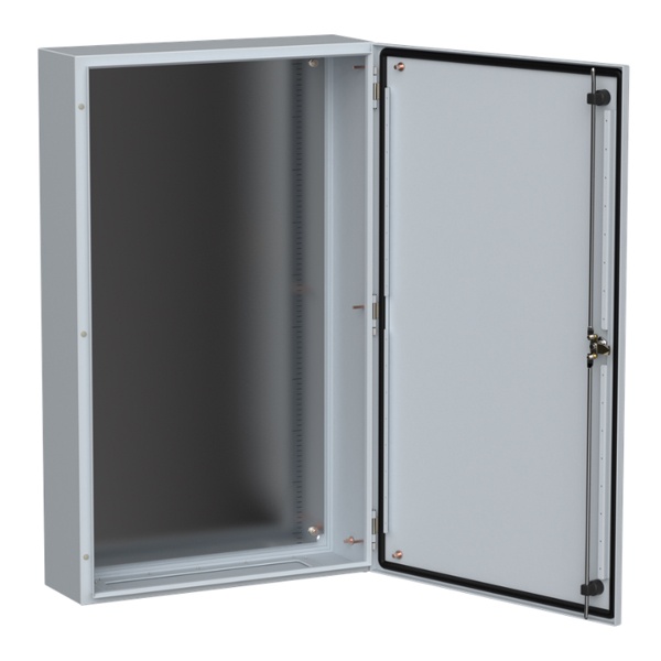 Щит металлический влагозащищенный ИЭК TITAN5 ЩМП 1000х600х200мм с монтажной платой УХЛ1 IP66 серый