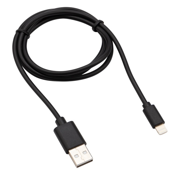 Кабель Rexant USB-A – Lightning для Apple 2,1А, 1м, ПВХ, черный