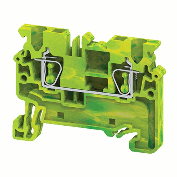 Клемма заземляющая пружинная КЭАЗ OptiClip CXG-2.5-PE-(0.2-2.5)