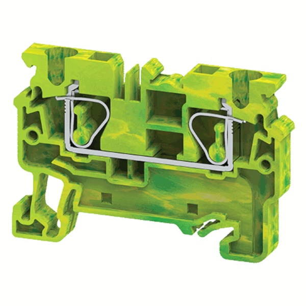 Клемма заземляющая пружинная КЭАЗ OptiClip CXG-4-PE-(0.2-4)