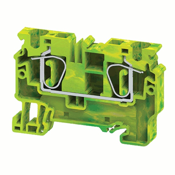 Клемма заземляющая пружинная КЭАЗ OptiClip CXG-6-PE-I-(0.2-6)-PEN