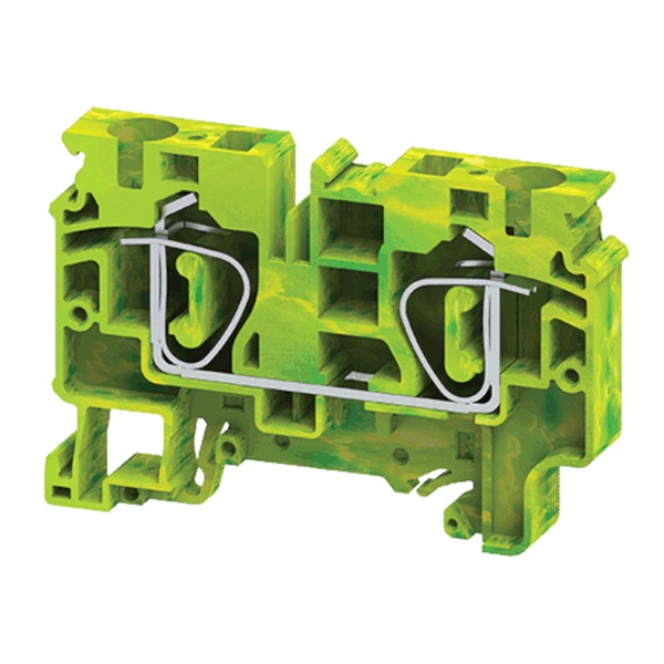 Клемма заземляющая пружинная КЭАЗ OptiClip CXG-10-PE-(0.2-10)