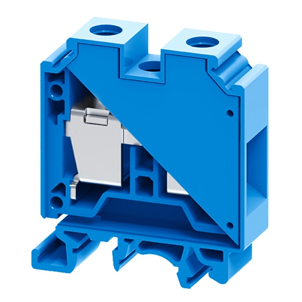 Клемма проходная винтовая КЭАЗ OptiClip CTS-16-I-BU-76A-(0.2-16) синий
