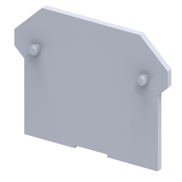 Крышка концевая для клеммы проходной КЭАЗ OptiClip EP2.5/4UN для CTS-2,5-I серый