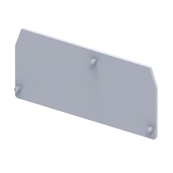 Крышка концевая для клеммы проходной КЭАЗ OptiClip EPCSC16T для CSC-16-I серый
