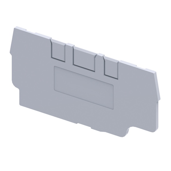 Крышка концевая для клеммы проходной КЭАЗ OptiClip EPCX2.5/3-TRIPLET серый