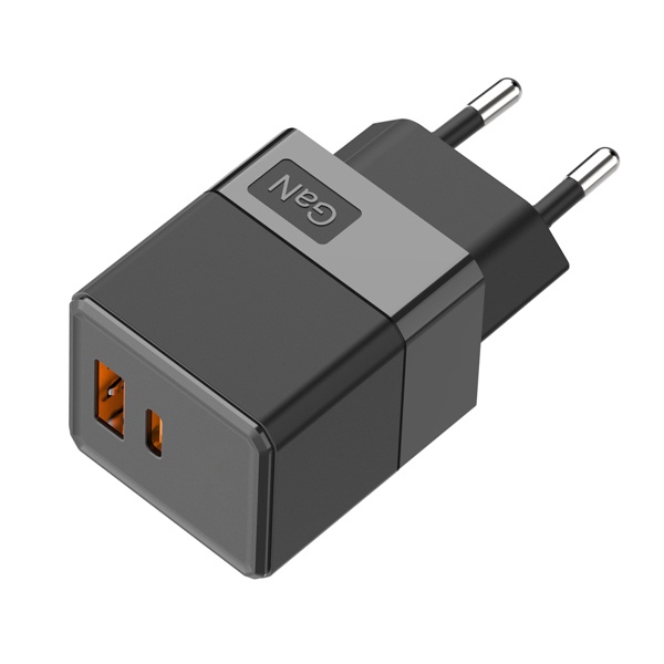 Сетевое зарядное устройство Rexant с двумя портами USB-A и USB-C, 35Вт Gan компактный