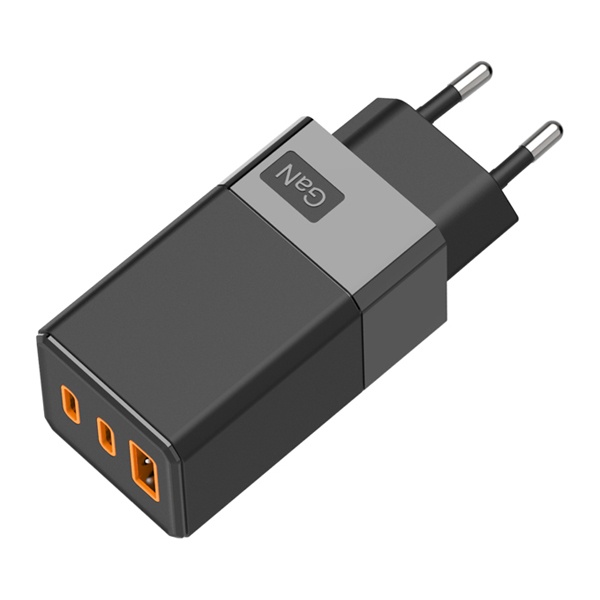 Сетевое зарядное устройство Rexant USB-A и 2 USB-C, 65Вт Gan компактный