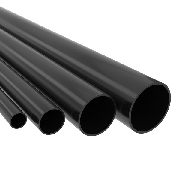 Труба гладкая жёсткая ПВХ DKC 16 мм лёгкая черная [3м/шт, уп.90м]