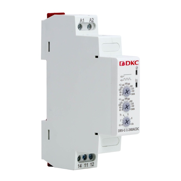 Реле контроля напряжения DKC DRV 1ф 1CO 16А 110-240В AC/DC (65-260В)