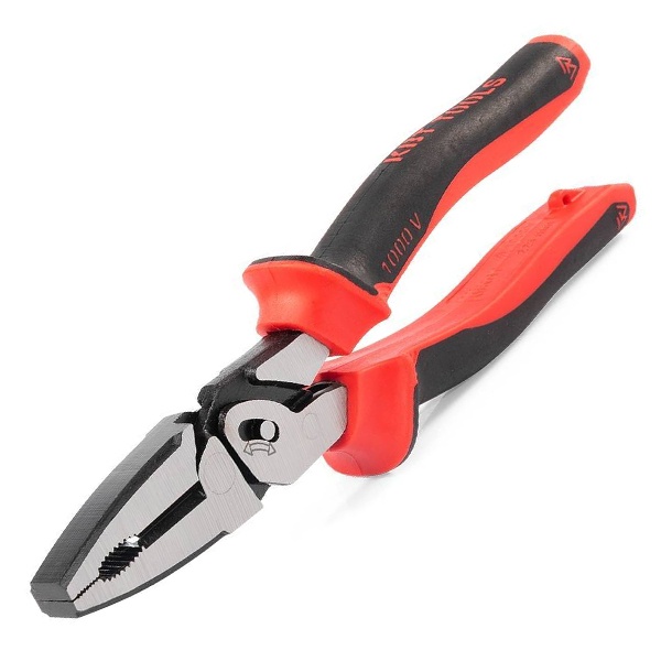 Пассатижи КВТ диэлектрические со сдвоенным шарниром 225 мм серия Стандарт для работ до 1000 В