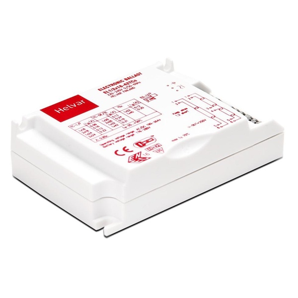 ЭПРА Helvar EL1/2x18-42TCs 220-240V для компактных люминесцентных ламп 103,5x67x28mm