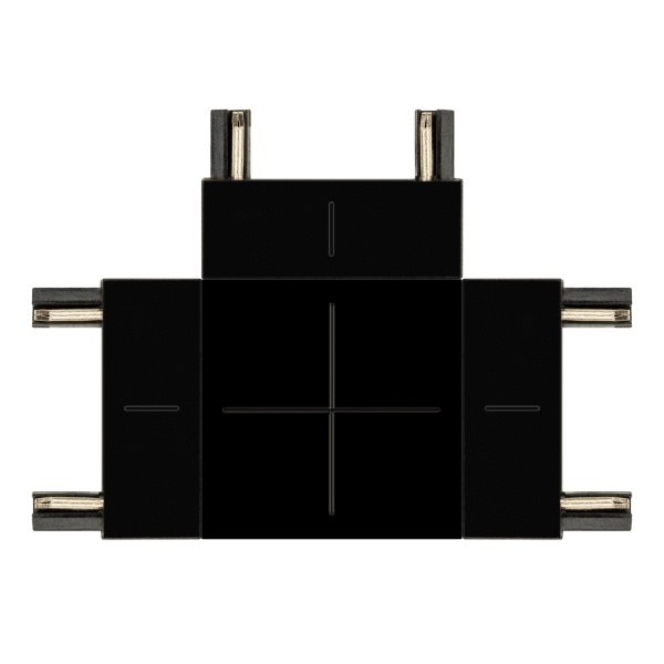 Коннектор ЭРА TRM-S5-CT BK Т-образный черный для тонкого магнитного шинопровода TRM-S5