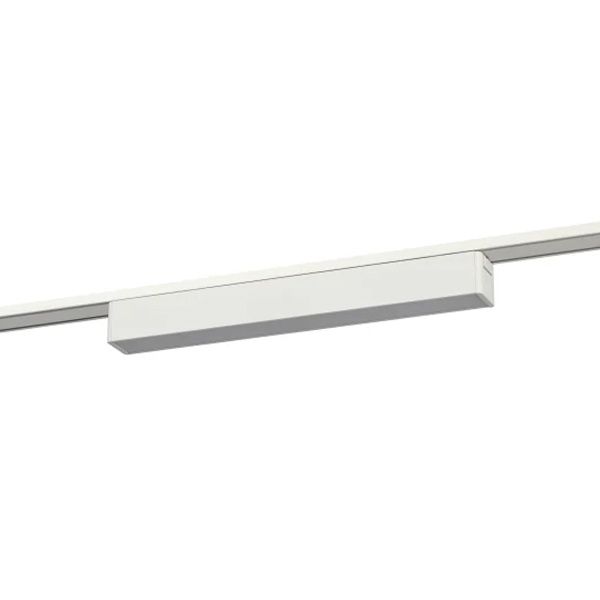 Магнитный трековый светильник ЭРА TRM-S5-1-12W4K-WH 12W 4000K 48V белый для тонкой системы