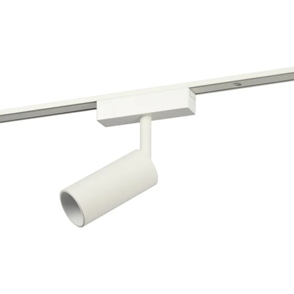 Магнитный трековый светильник спот ЭРА TRM-S5-3-8W4K-WH 8W 4000K 48V белый для тонкой системы