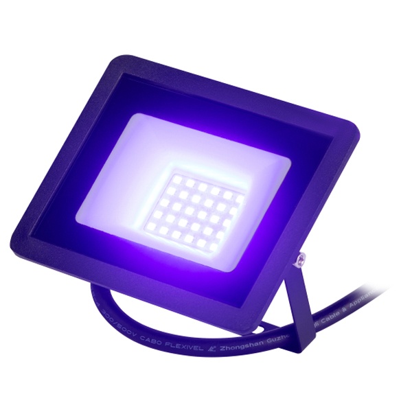 Прожектор светодиодный ЭРА LPR-025-BLUE-030 30W синий 330Lm IP65 черный корпус