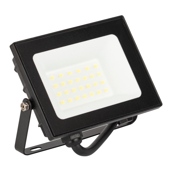 Прожектор светодиодный ЭРА PRO LPR-062-0-65K-020 20W 6500K 2000Lm IP65 призма, черный корпус